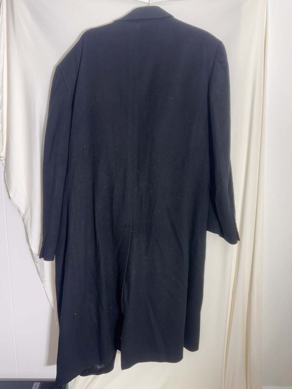 Christian Dior Monsieur Wool Overcoat Black - Picture 9 of 9